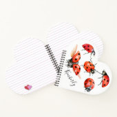 Carnet Aquarelle rouge et noire Ladybug (Intérieur)