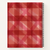 Carnet Aquarelle rouge Plaid Russe Photo Noël (Dos)