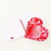 Carnet Aquarelle Ruby Heart 40e anniversaire de Mariage (Intérieur)