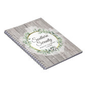 Carnet Aquarelle rustique du Sud en coton et botanique (Côté Droit)