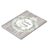 Carnet Aquarelle rustique du Sud en coton et botanique (Côté gauche)