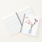 Carnet Aquarelle sakura fleurs de cerisier rose (Intérieur)