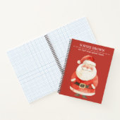 Carnet Aquarelle Santa Claus "Mes résolutions du Nouvel A (Intérieur)