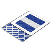 Carnet Aquarelle Signal nautique Pavillon maritime (Côté gauche)