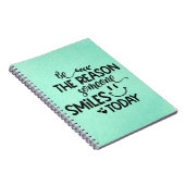 Carnet Aquarelle/Soyez la raison pour laquelle quelqu'un (Côté Droit)