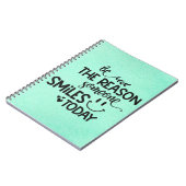 Carnet Aquarelle/Soyez la raison pour laquelle quelqu'un (Côté gauche)