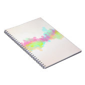Carnet Aquarelle Splatter Colorful Abstract Design (Côté Droit)