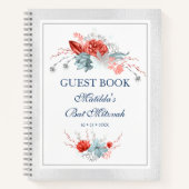 Carnet Aquarelle Succulent Floral Bat mitzvah botanique (Devant)