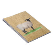 Carnet Aquarelle Suffolk Sheep (Côté Droit)