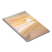 Carnet Aquarelle Sunset Beach | Beau Jaune (Côté Droit)