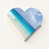 Carnet Aquarelle tendance Nature Paysage marin Vagues Mod (Dos)