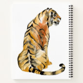 Carnet Aquarelle Tiger assis (Dos)