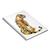 Carnet Aquarelle Tiger assis (Côté Droit)