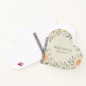 Carnet Aquarelle végétale personnalisée (Intérieur)