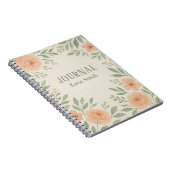 Carnet Aquarelle végétale personnalisée (Côté Droit)