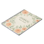 Carnet Aquarelle végétale personnalisée (Côté gauche)