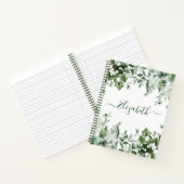 Carnet Aquarelle Verdure botanique Sage de fougères d'Ivy (Intérieur)