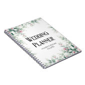 Carnet aquarelle verdure wedding planner fleurie (Côté Droit)