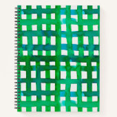 Carnet Aquarelle - vert (Devant)