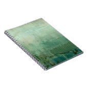 Carnet Aquarelle verte contemporaine (Côté Droit)