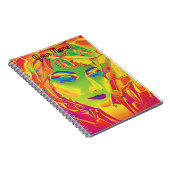 Carnet Aquarelle Vibes féminines en couleurs électriques (Côté Droit)