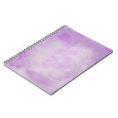 Carnet Aquarelle violet (Côté gauche)