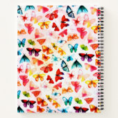 Carnet Aquarelle Whimsical Rainbow Forest Butterfly (Dos)