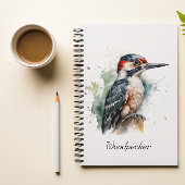 Carnet Aquarelle Woodland Pic, coutume