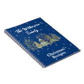 Carnet Aquarelles dans une forêt d'hiver enneigée sur le  (Côté Droit)