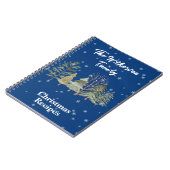 Carnet Aquarelles dans une forêt d'hiver enneigée sur le  (Côté gauche)