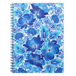 Carnet aquarelles d'art populaire ukrainien de Petrikivka