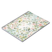 Carnet Aquarelles de fleurs de pommier (Côté gauche)