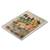 Carnet Aquarelles sur une colline (Côté gauche)