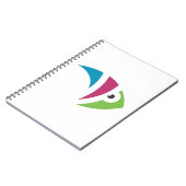 Carnet aquarium coloré dessin d'illustration poisson (Côté gauche)