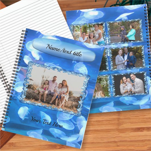 Carnet Aquarium Jellyfish Photo Collage 0925