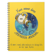 Carnet Aquarius (Devant)