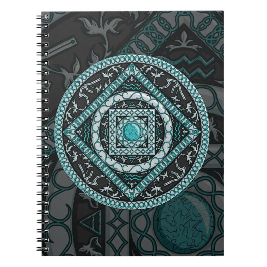 Carnet Aquarius Mandala (Devant)