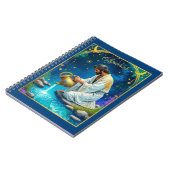 Carnet Aquarius Zodiac Sign Under a Starry Sky (Côté gauche)