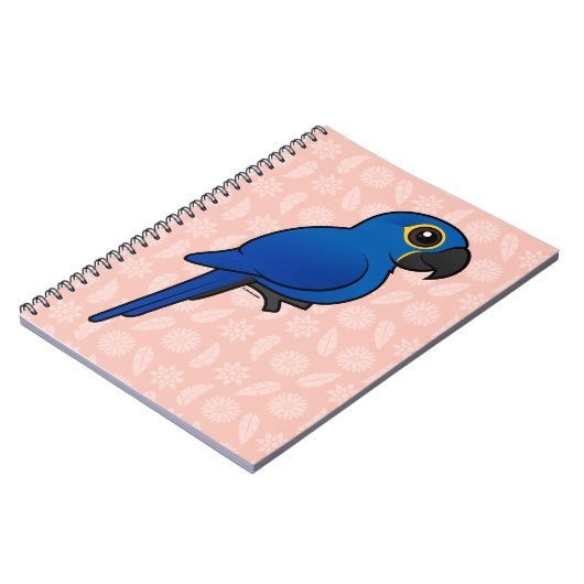 Carnet Ara de jacinthe (Côté gauche)