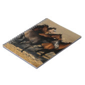 Carnet Arabes courant dans le désert (Côté gauche)