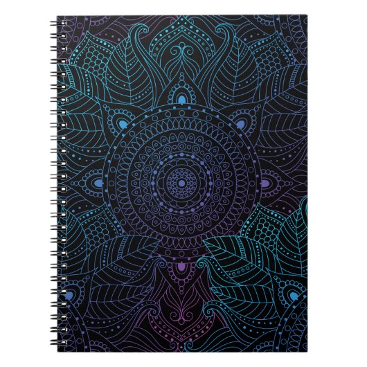 Carnet Arabesque Bliss : Magie Mandala orientale (Devant)