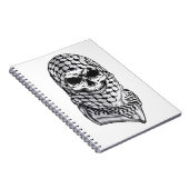 Carnet Arabic Skull Kufiya Shemagh Notebook (Côté Droit)