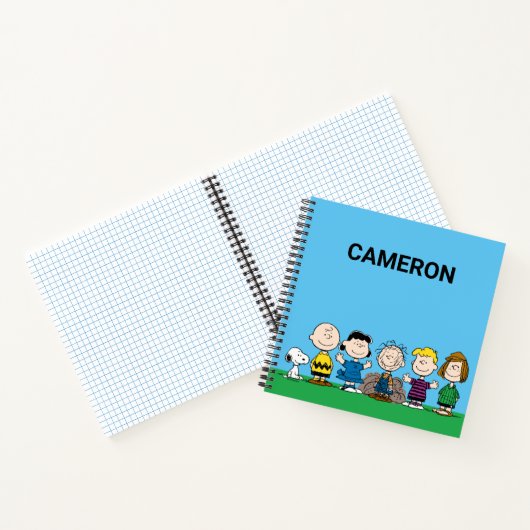 Carnet Arachides amis dans une rangée (Intérieur)