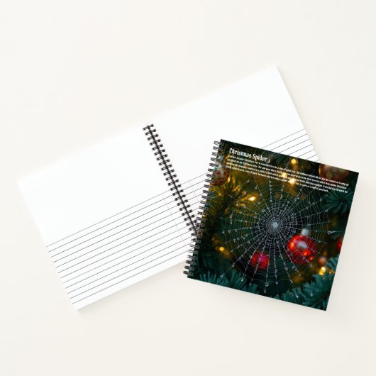 Carnet Araignée de Noël (Intérieur)
