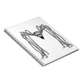 Carnet araignée . noir et blanc (Côté Droit)