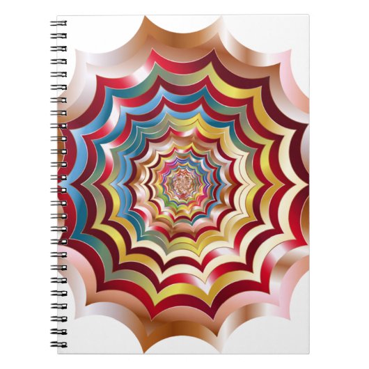 Carnet araignée web hypnotique revitalisé (Devant)