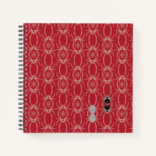 Carnet Araignées - Sang Rouge et Os Blanc (Devant)