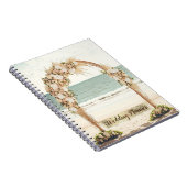 Carnet Arbor de mariage de plage Roses Dentelle (Côté Droit)