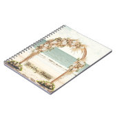 Carnet Arbor de mariage de plage Roses Dentelle (Côté gauche)