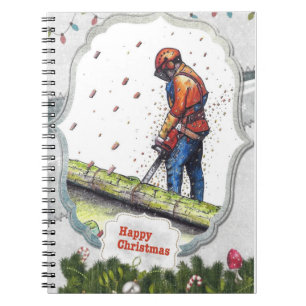 Carnet Arborist chainsaw tree surgeon Gift Christmas